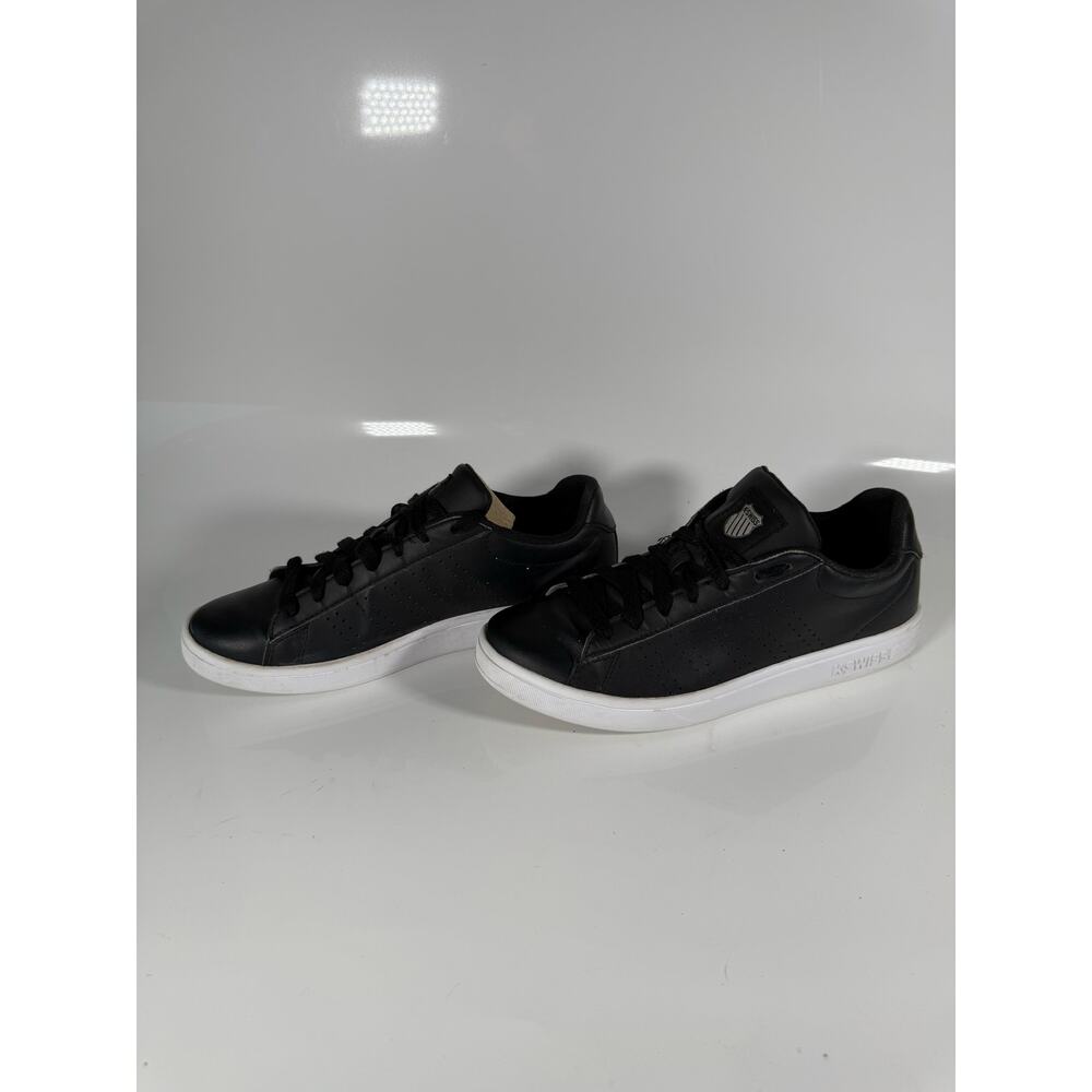 K-Swiss Court Pro II CMF Black Leather Low Top Sneakers Men’s Size 10